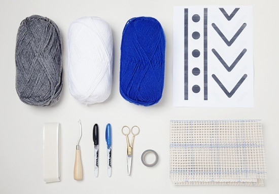 Прикроватный коврик своими руками