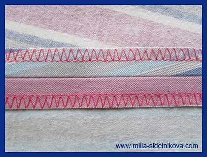 Псевдо-оверлочный шов Псевдо-оверлочный шов