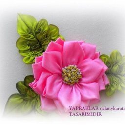 ​Восхитительные листья из лент