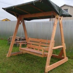 Дачные качели своими руками