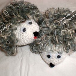 ​Детские тапочки-ёжики