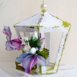 ​Фонарик из картона