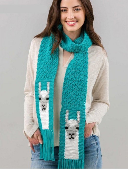 ​Красивые шарфы с животными