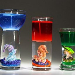 Изготовление прозрачной свечи