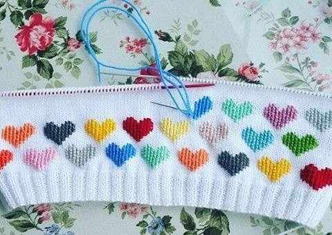 Вышиваем на трикотаже