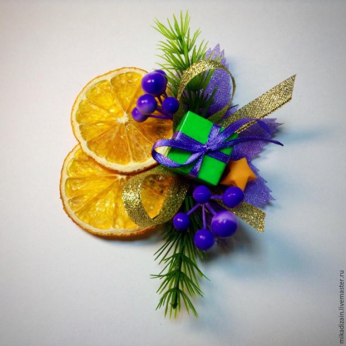 Декор с апельсинами Декор с апельсинами