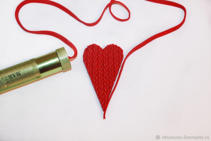 Имитация вязания из полимерной глины