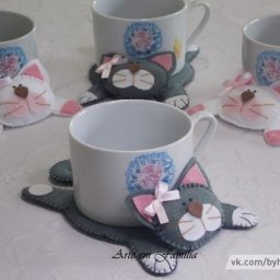 Шьём подставки для чашек