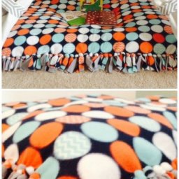 Декоративные покрывала без шитья: подборка идей