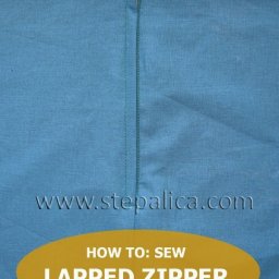 Молния под складку