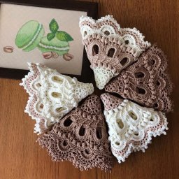 Очень красивая салфетка на праздничный стол