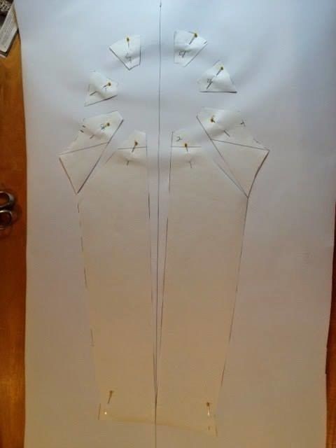 Рукав с элементом "солнце"