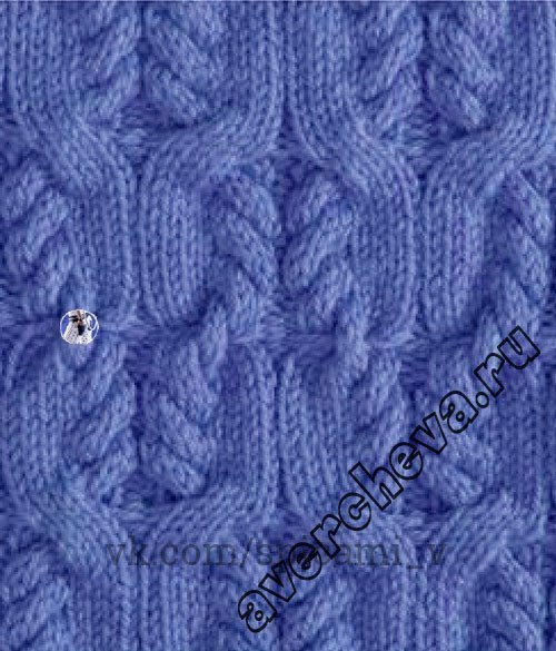 Схемы красивейших узоров для вязания на спицах