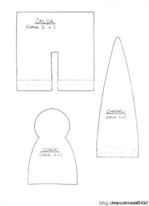 Текстильные Деды Морозы