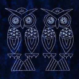 Узоры на тему японской вышивки сашико