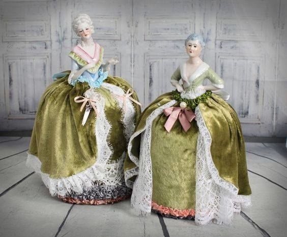 Винтажные куклы-игольницы