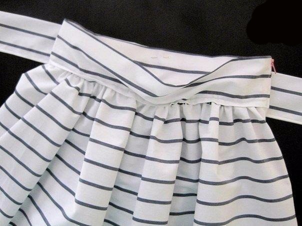 Юбка с высокой талией