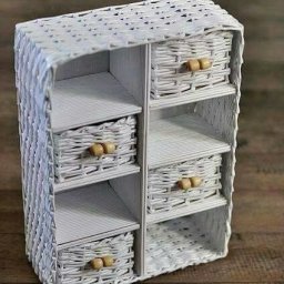 ​Чудесные творения из бумажных трубочек