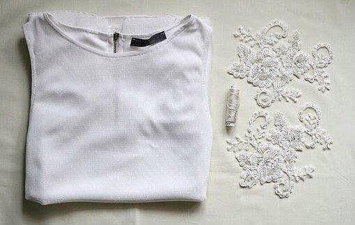 Красивый декор плеч легким движением руки