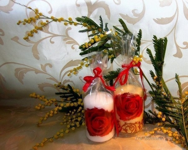 Декорируем свечи