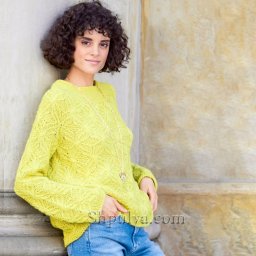 ​Джемпер с рельефным узором