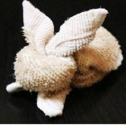 ​Зайка из полотенца