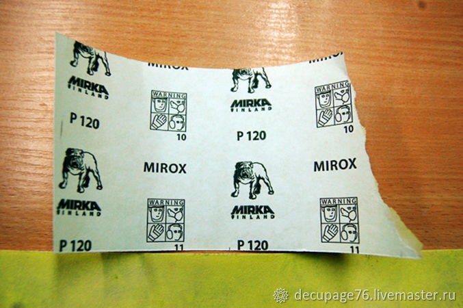 Сборка заготовок для декупажа