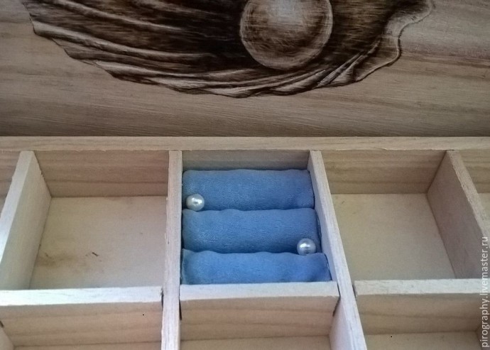 Внутреннее оформление шкатулки в морском стиле: мастер-класс Внутреннее оформление шкатулки в морском стиле: мастер-класс