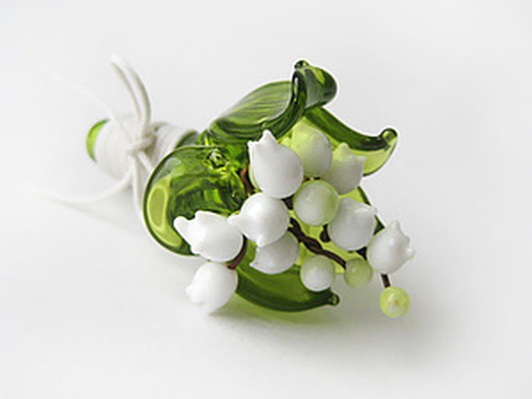 Брошь "Ландыши"