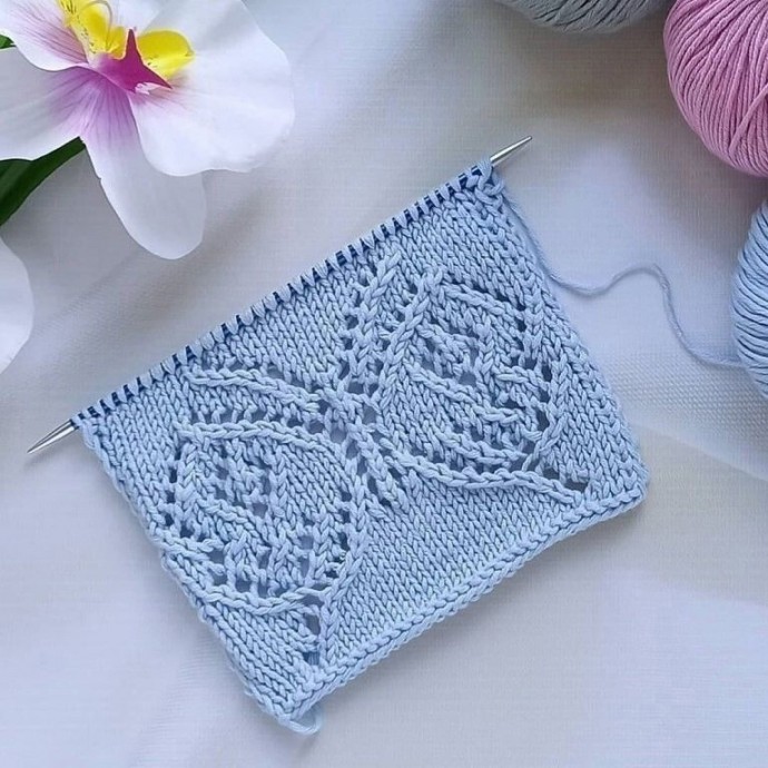 Вяжем чудесную бабочку на спицах Вяжем чудесную бабочку на спицах