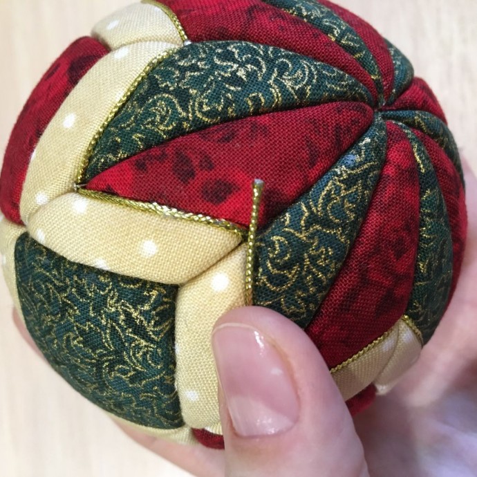 Шар в технике кимекоми