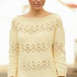 Джемпер "Весенняя симметрия"