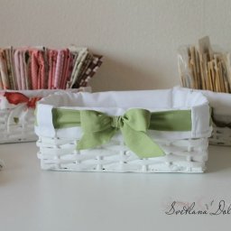 Шьем съемный чехол для корзинки