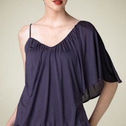 Как сшить блузку: двухслойная модель на одно плечо