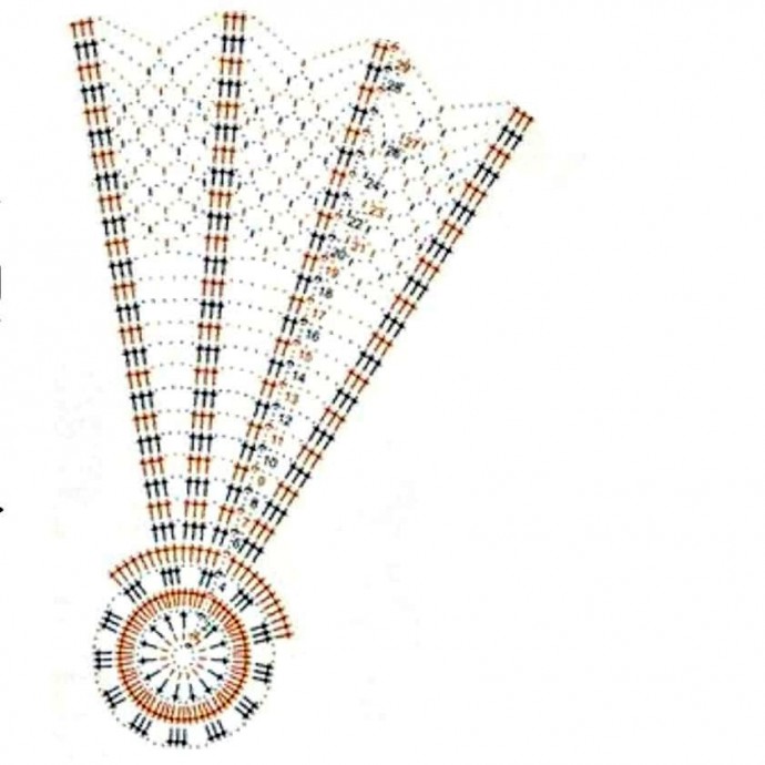 ​Необычная салфетка изысканной красоты