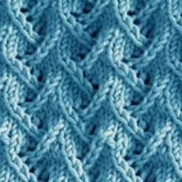 Невероятно красивый узор зигзагом