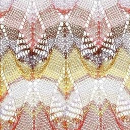 Свеча "Миссони" спицами