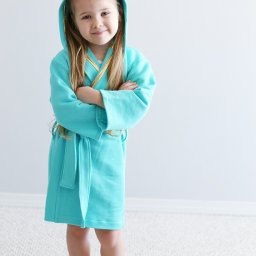 Выкройка детского банного халатика