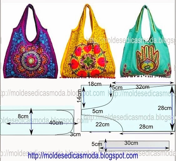 Выкройки оригинальных летних сумочек