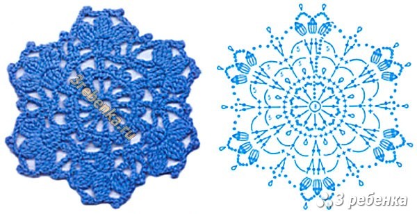 Большая подборка красивых мотивов крючком
