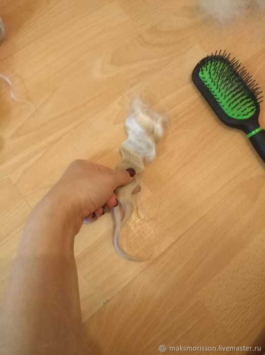 Трессы для интерьерных кукол