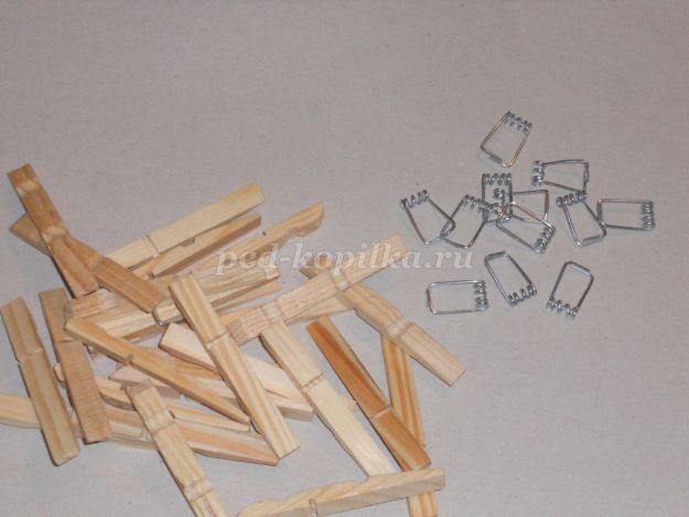 Баночка из прищепок: мастер-класс