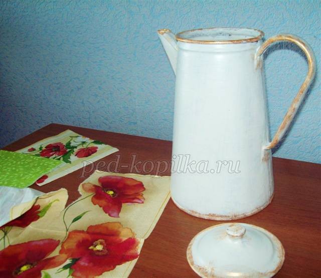 Техника декупаж "Воспоминание о лете"