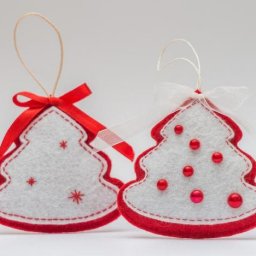 Игрушки из фетра на елку