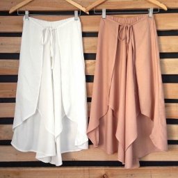 ​Моделирование юбки-брюк с запахом