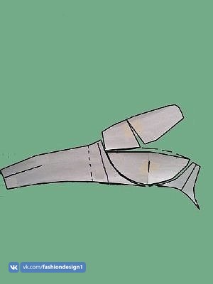 Построение выкройки простого бюстгальтера на основе базовой выкройки лифа Построение выкройки простого бюстгальтера на основе базовой выкройки лифа