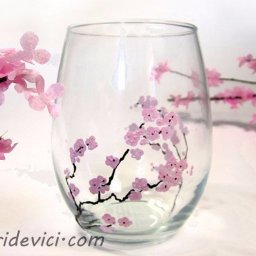 Роспись по стеклу "Сакура"