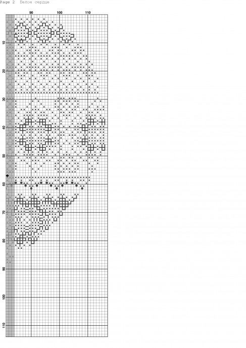 Вышитые сердца