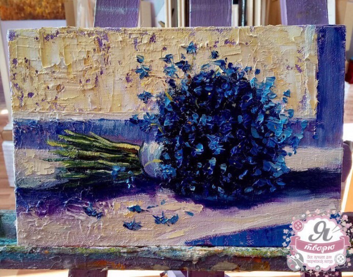 Синий букет