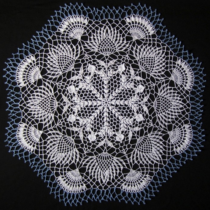 Салфетка крючком